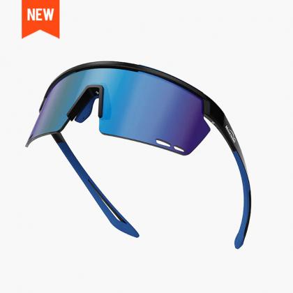 Magicshine Rouler Classic Sports Sunglasses-Black/Blue