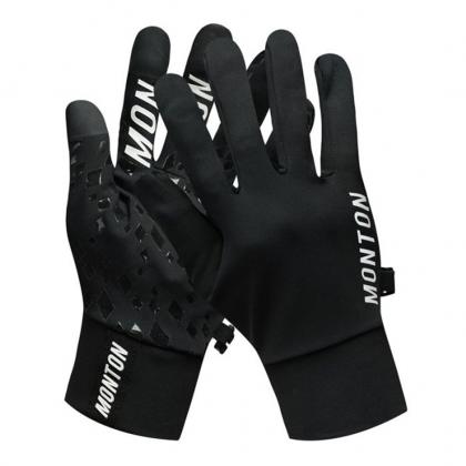Monton Majin Winter Long Gloves-Black