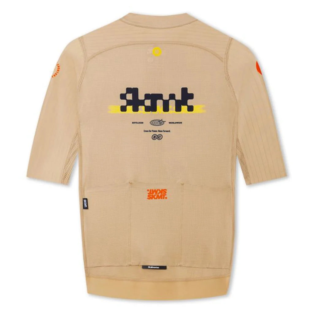 Monton SKMT Flux Block Men's Cycling Jersey (Khaki)