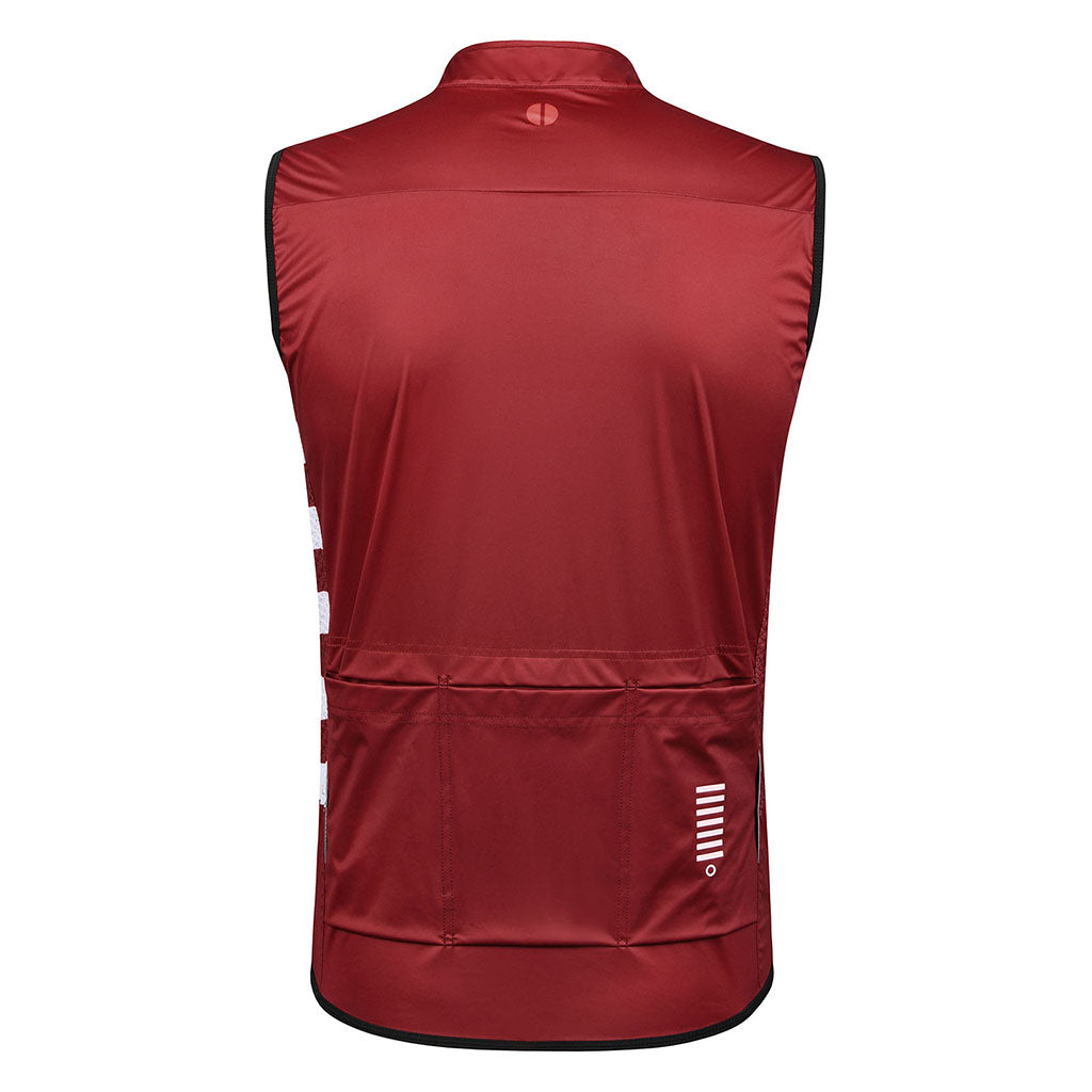 Monton Sunday Windproof Vest-Red Purple