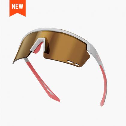 Magicshine Rouler Classic Sports Sunglasses-White/Pink