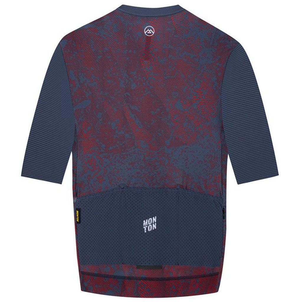 Monton Topography Jersey-Crimson Navy