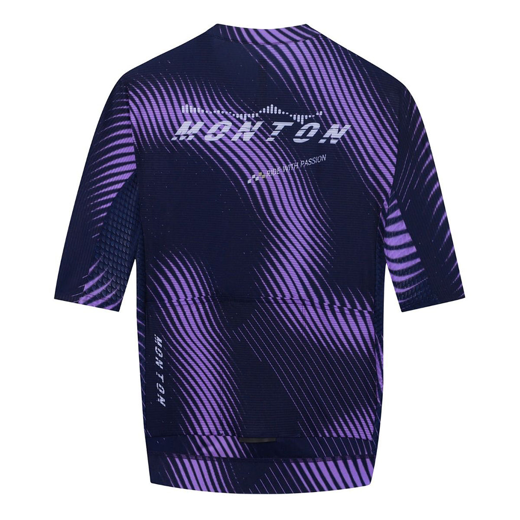 Monton Shadow Fade Jersey-Purple Black