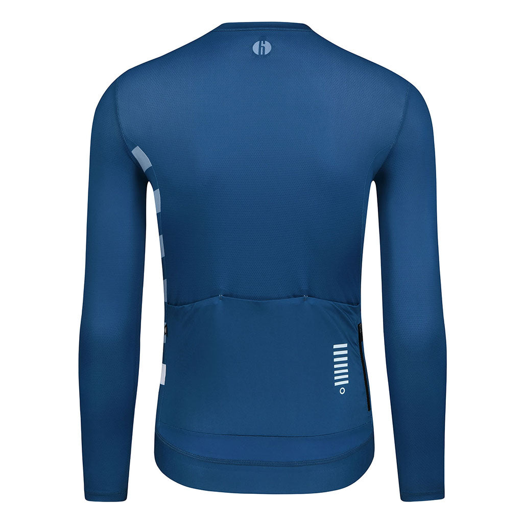 Skull Monton Friday Long Sleeve Jersey-Grey Blue