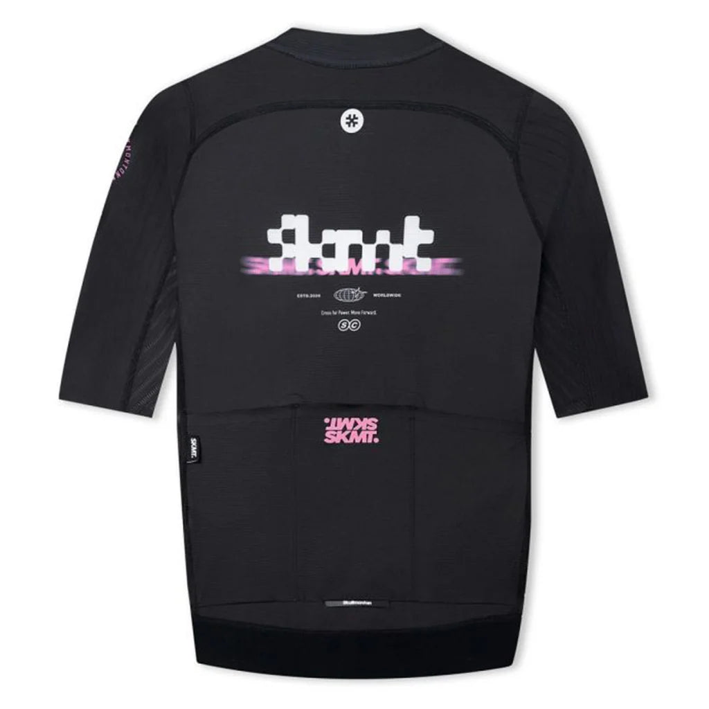 Monton SKMT Flux Block Mens Cycling Jersey (Black)