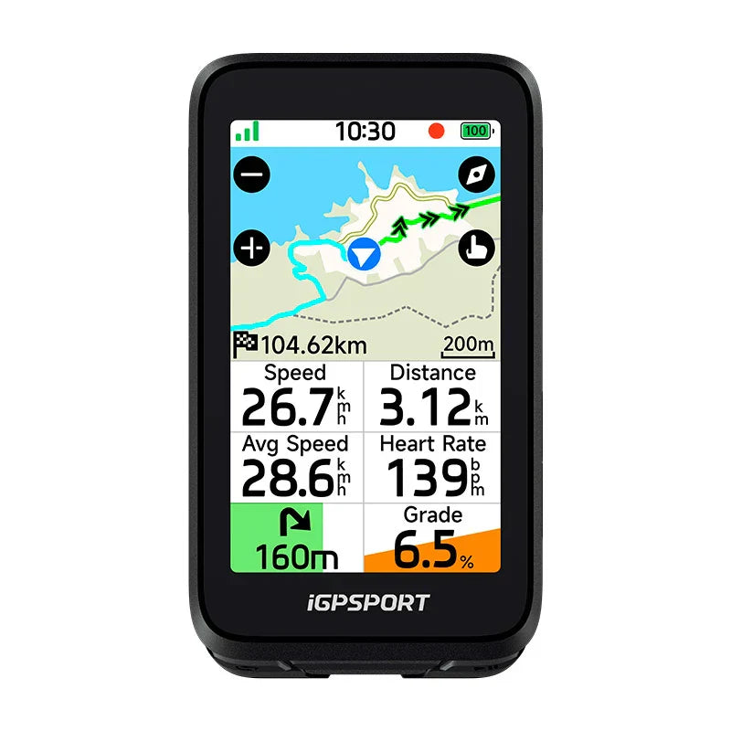 iGPSport BiNavi Air Cyclocomputer (Black)