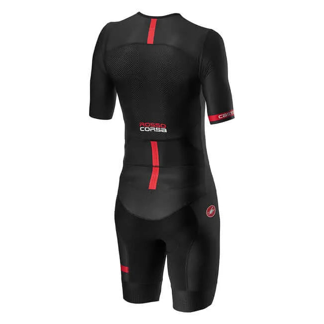 CASTELLI FREE SANREMO 2 SHORT SLEEVE MEN'S TRIATHLON SUIT (BLACK)