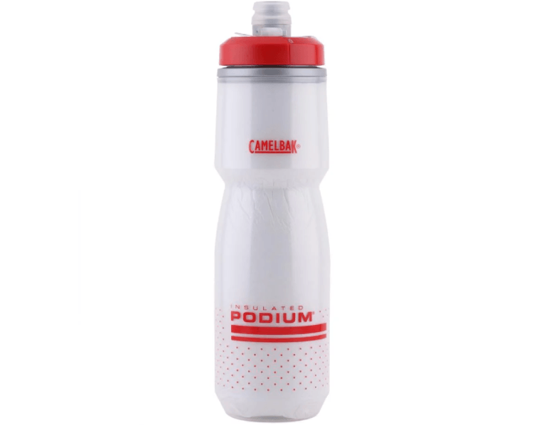 CAMELBAK PODIUM CHILL BOTTLE (FIERY RED/WHITE)