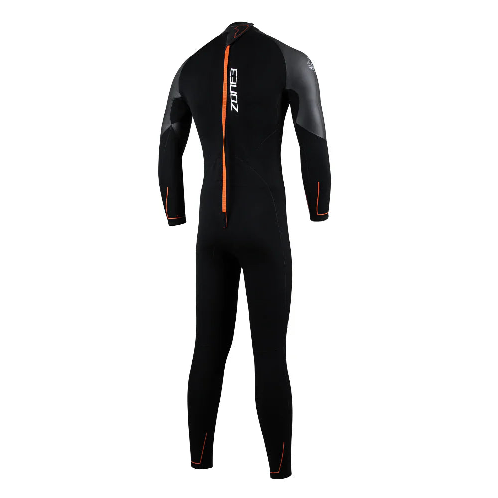 Zone 3 Active Flex Men's Wetsuit (Black/Orange)