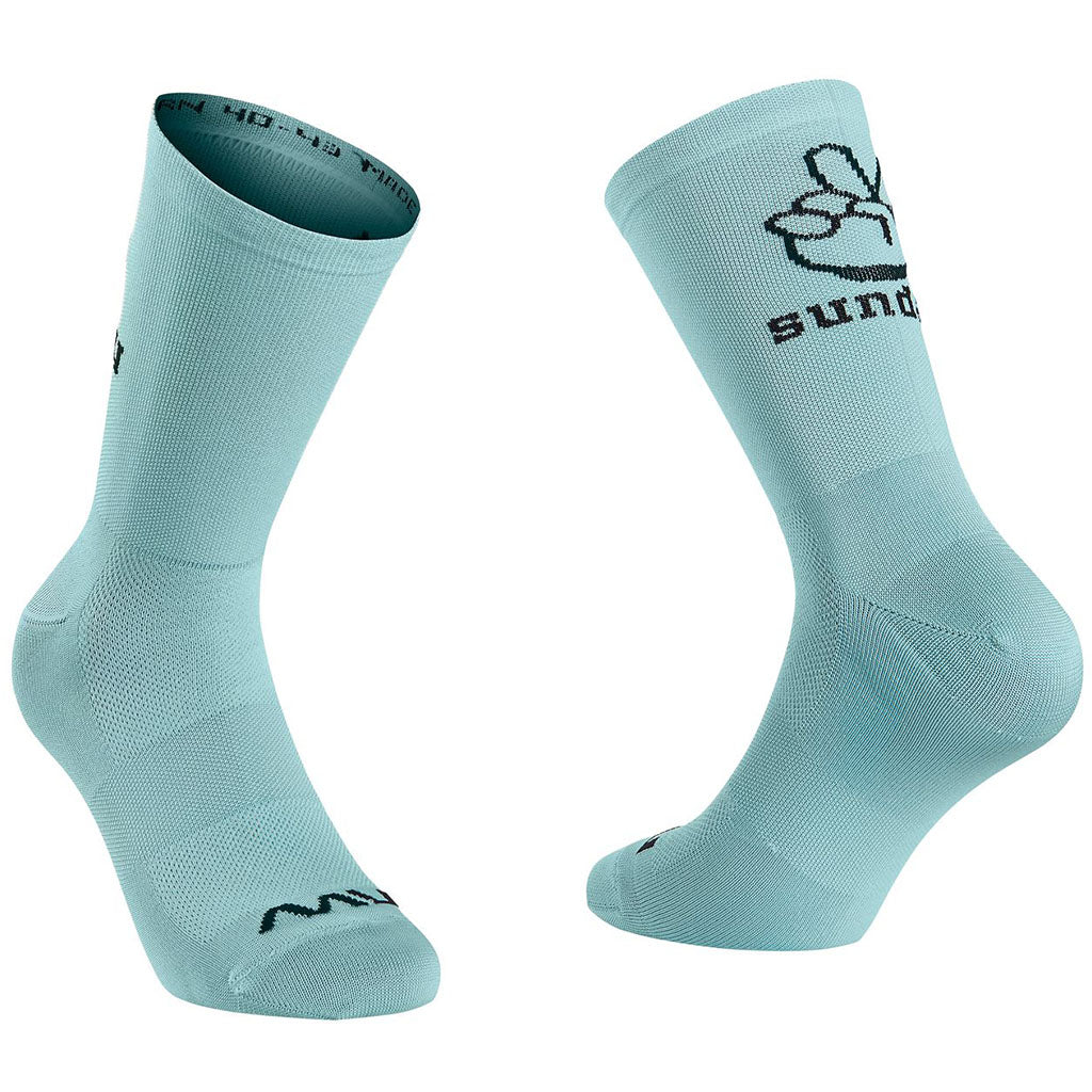 Northwave Sunday Monday Socks-Blue Surf