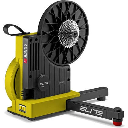 Elite Justo 2 Magnetic Direct Drive Smart Bicycle Trainer (Yellow)