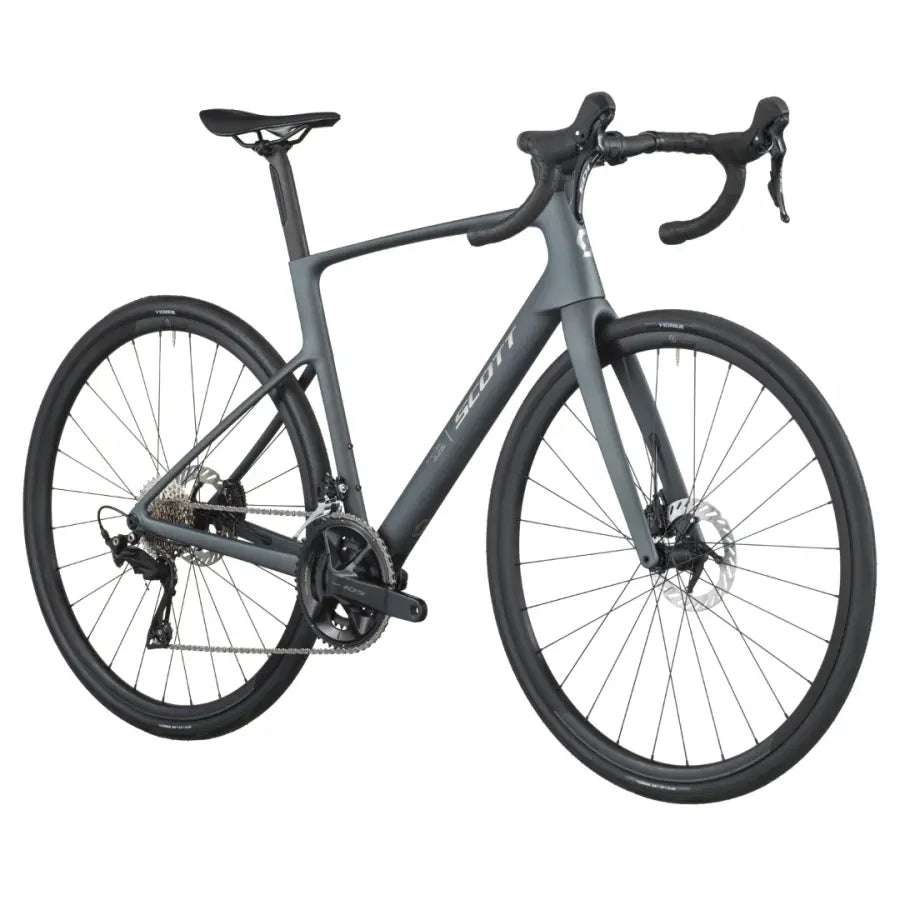 SCOTT ADDICT 50 CARBON GREY LIGHTWEIGHT AND ENDURANCE ROAD BIKE