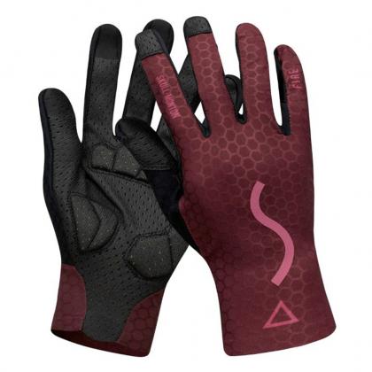 Monton Fire Long Gloves-Red