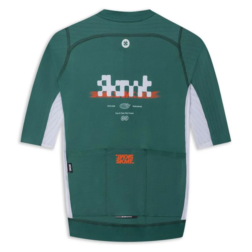 Monton SKMT Flux Block Men's Cycling Jersey (Deep Forest)