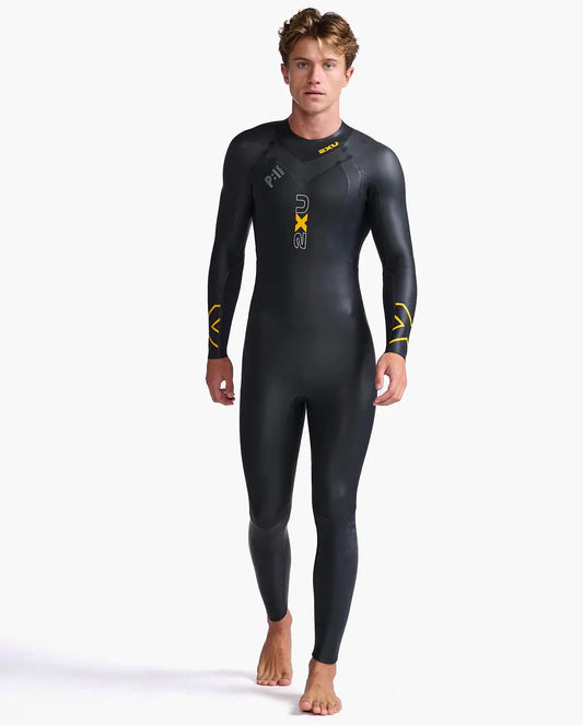 2XU MW4991C P1 Propel Men's Wetsuit (Black/Ambition)