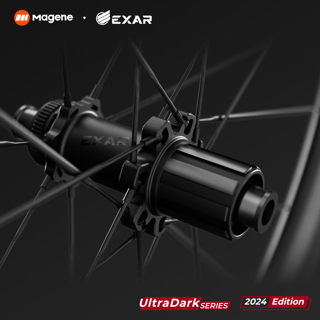 Magene EXAR UltraDark DB405 Carbon Wheelset-40/45mm (Disc Brake)