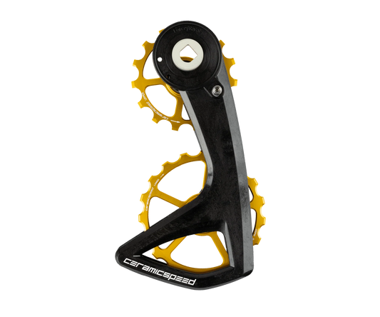 CeramicSpeed OSPW RS 5-Spoke Coated SRAM Force E1/Rival E1 Derailleur Pulley (Gold, Engraved)