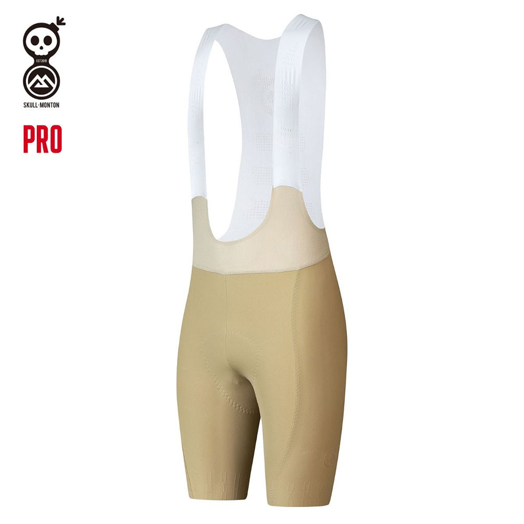 Skull Monton Minima Pro Bibshorts-Cornsilk Yellow