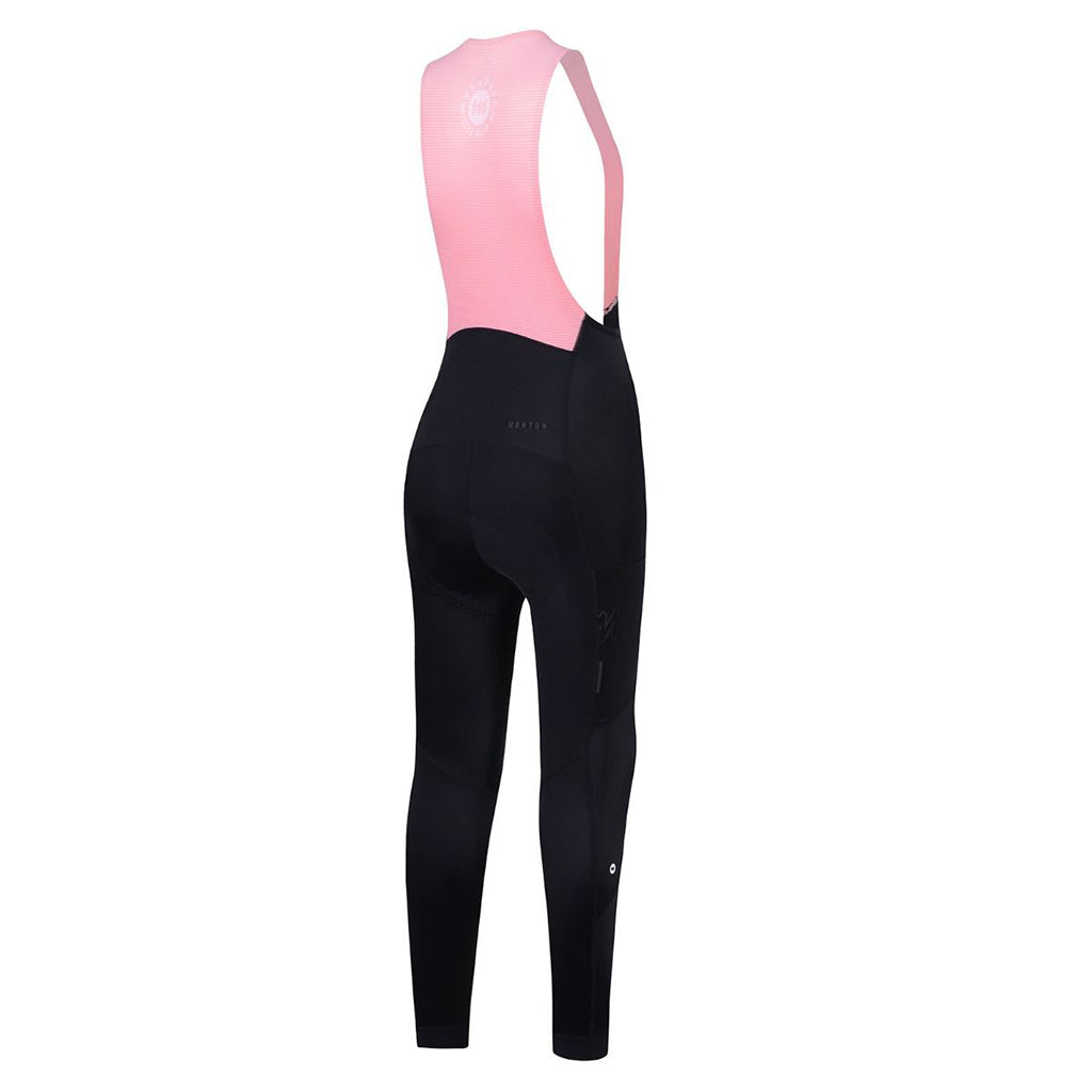 Monton Wmn Moto Summer Bibtights-Black