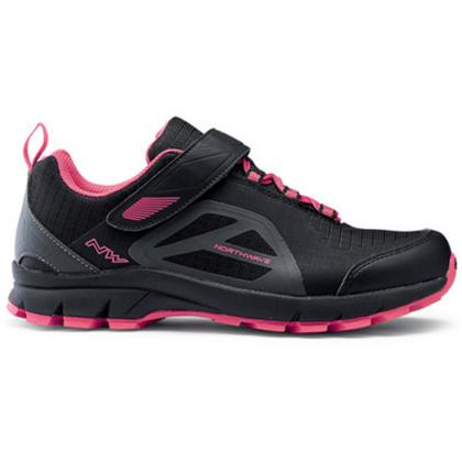 Northwave Wmn Escape Evo All Terrain Shoes-Black/Fuchsia