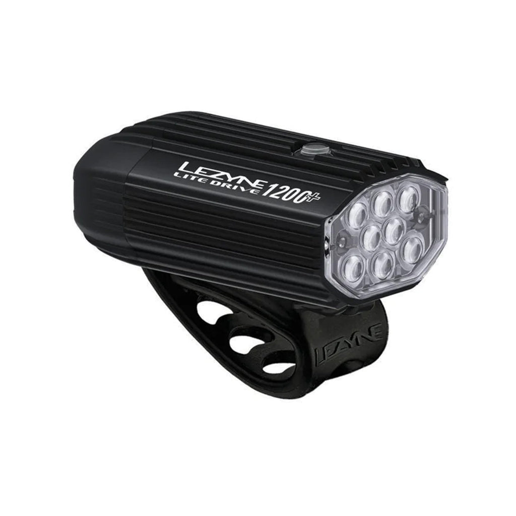 Lezyne Lite Drive 1200+ Front Light-Black (1200 Lumens)