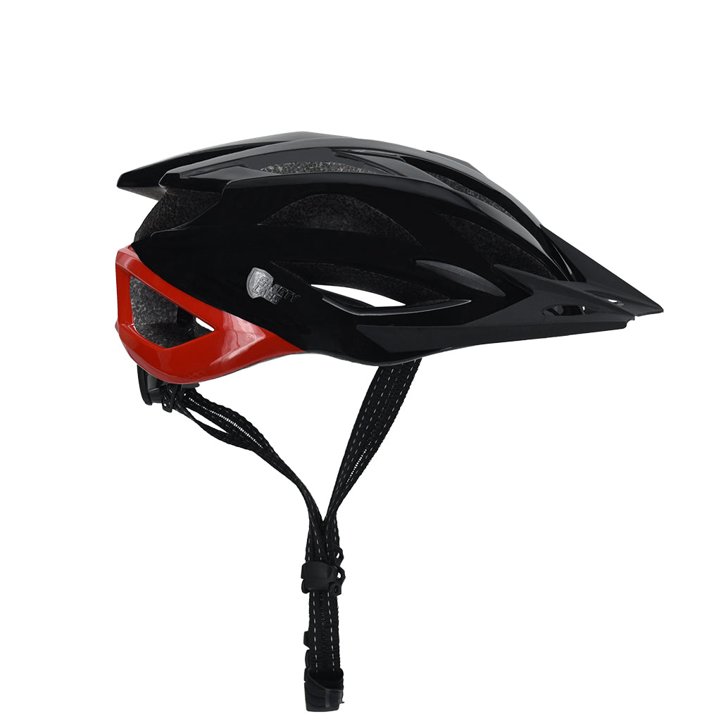 Safety Labs Juno Helmet-Shiny Black Red