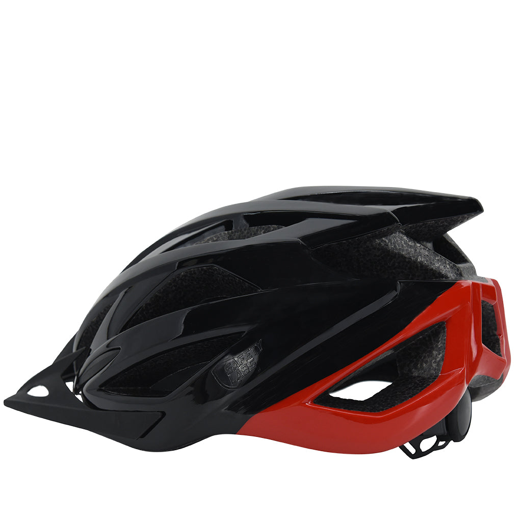 Safety Labs Juno Helmet-Shiny Black Red