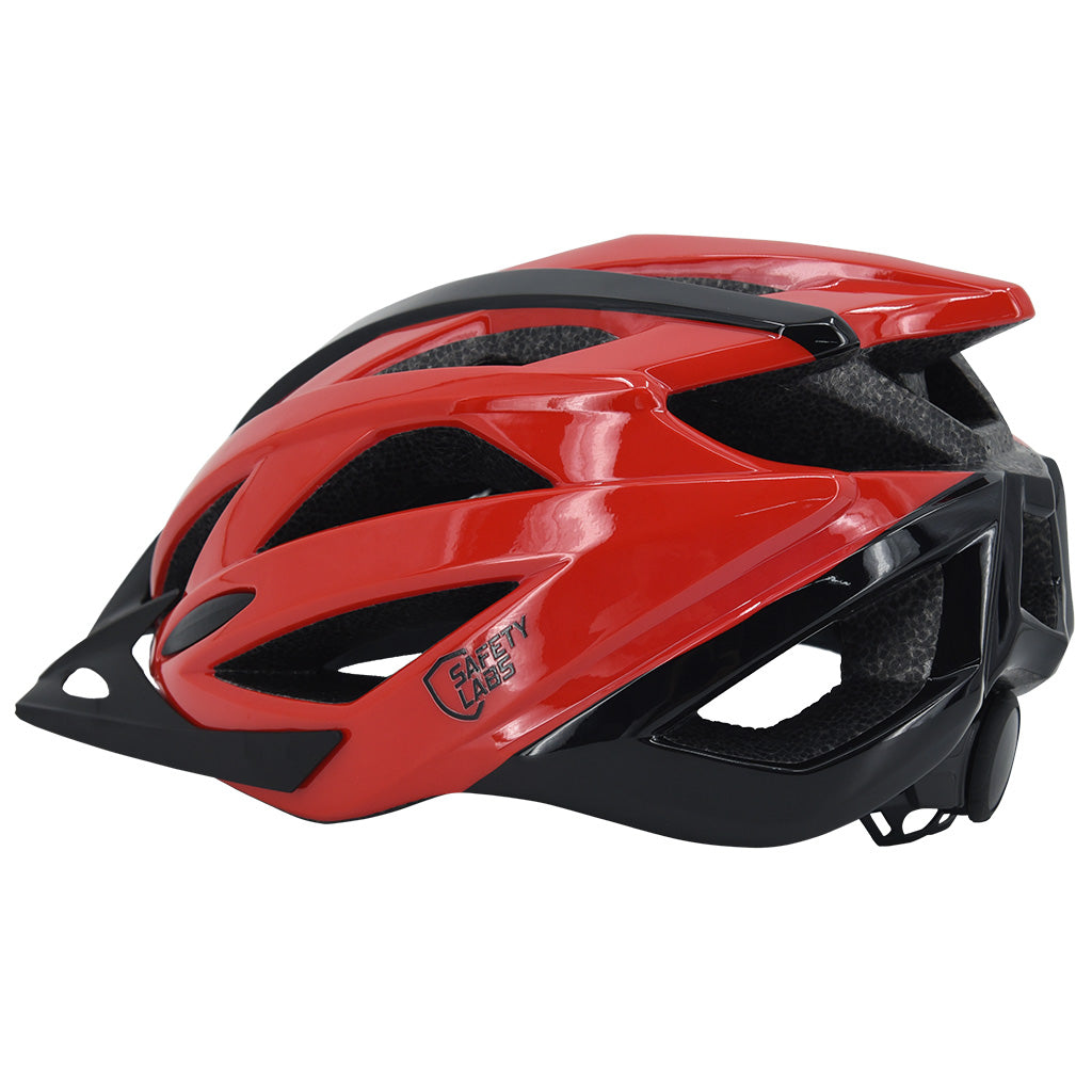 Safety Labs Juno Helmet-Shiny Red Black