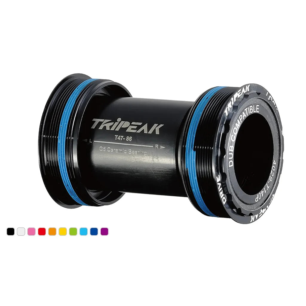 Tripeak 3-in-1 Core System G5 T47-86MM Bottom Bracket (Black)