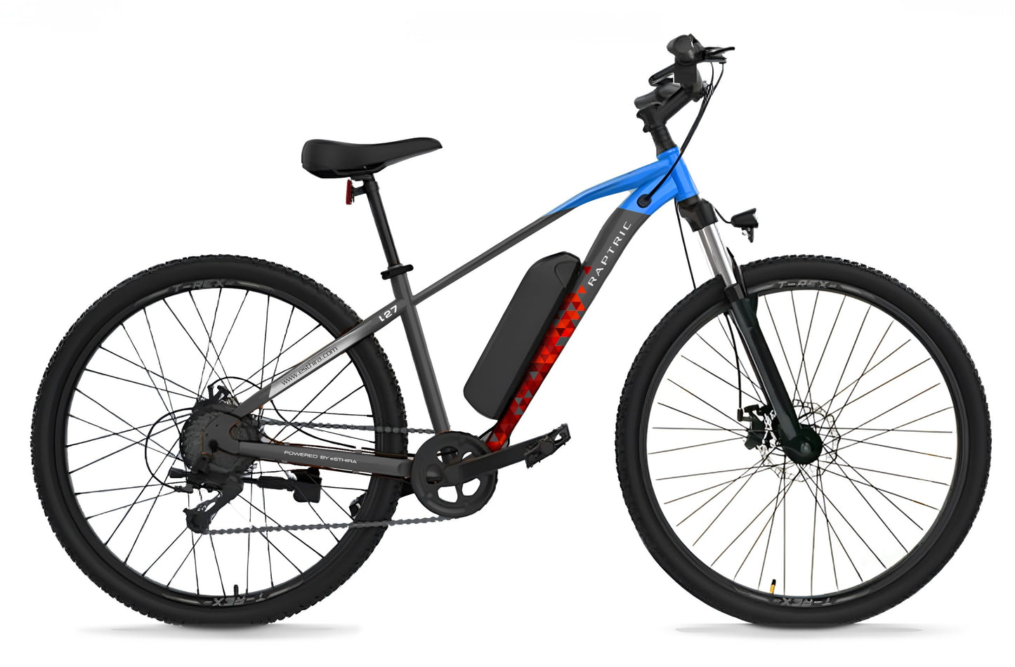 RAPTRIC L27+ - 27.5" Steel Powerful 7 Speed Geared Electric Cycle