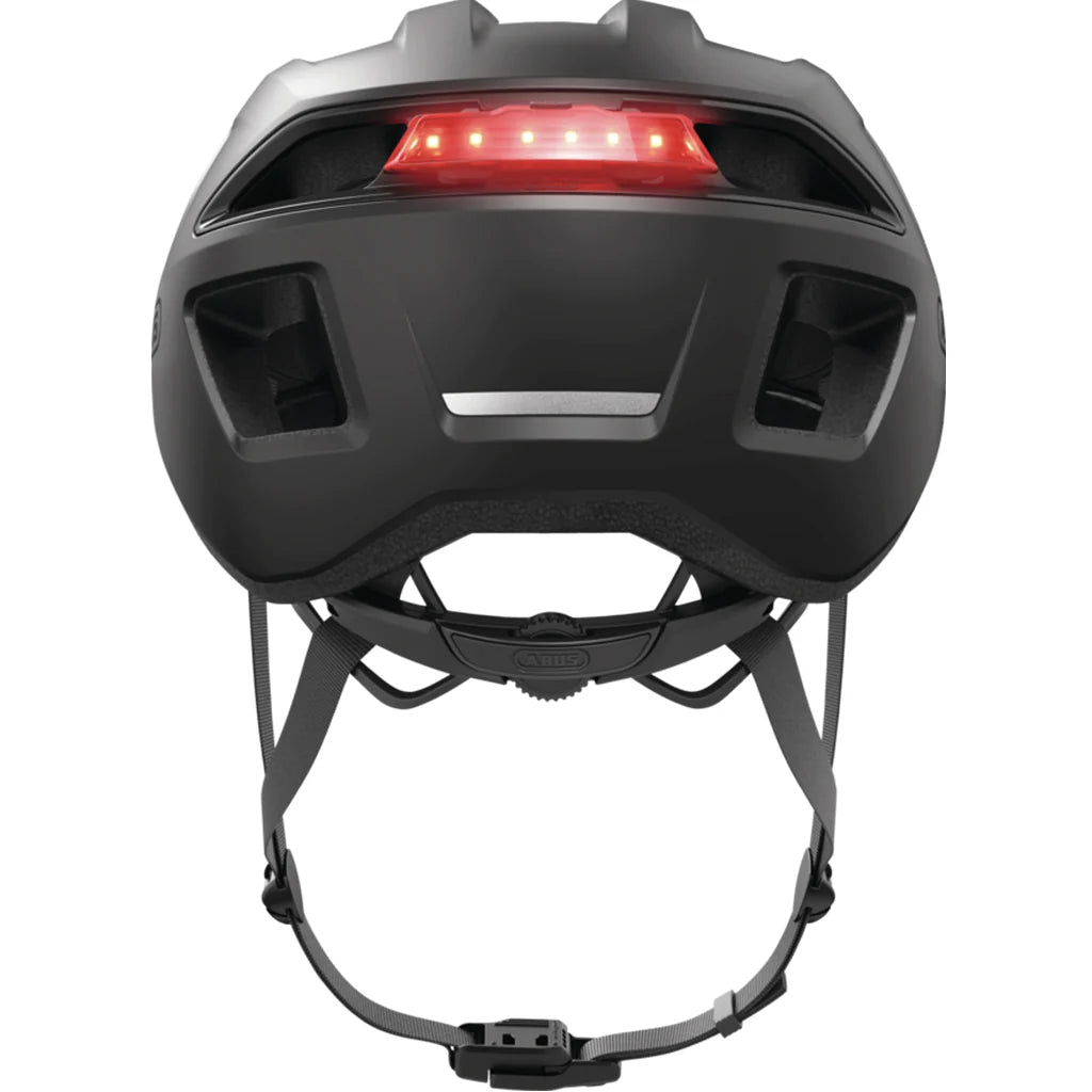 Abus LOWK-Y LED Urban Cycling Helmet (Velvet Black)