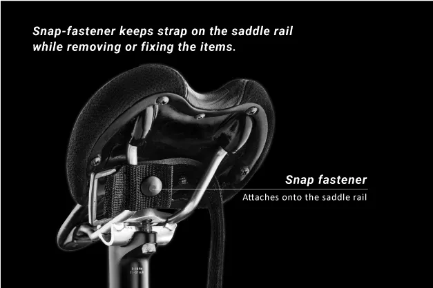 Birzman Anti Slip Bundle Strap with Snap Fastener