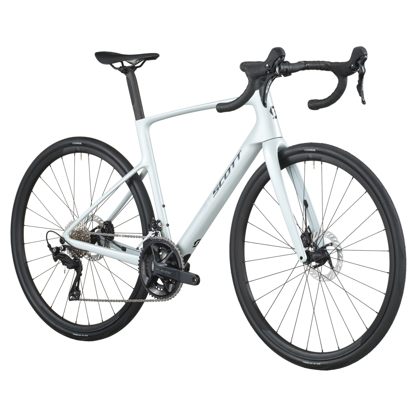 SCOTT Addict 50 Bike - cumulus white