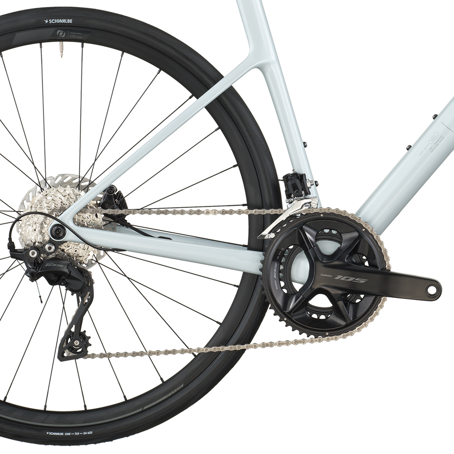 SCOTT Addict 50 Bike - cumulus white