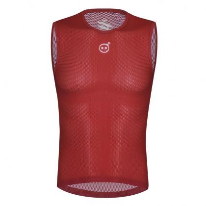 Skull Monton Wednesday Baselayer-Brick Red