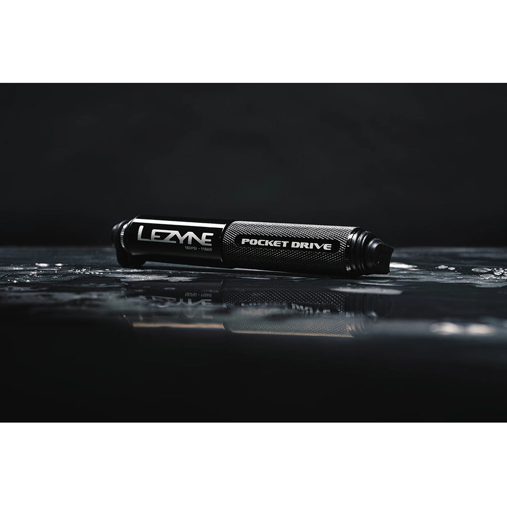 Lezyne Pocket Drive HP-High Pressure Pump-Black