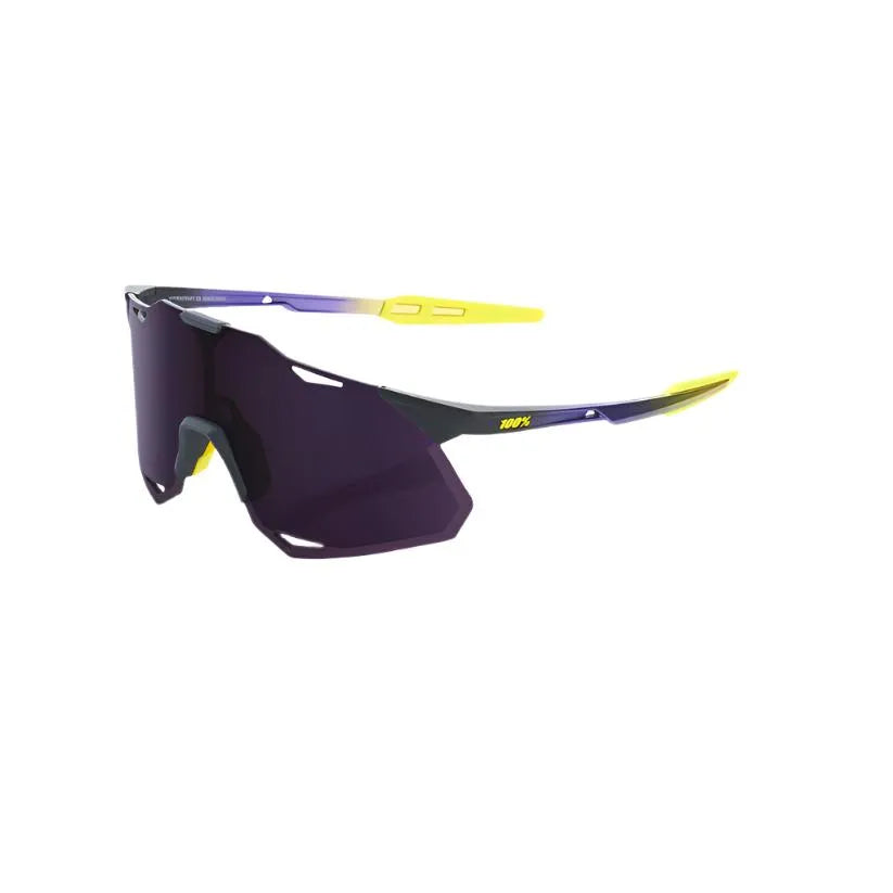 100% Hypercraft XS Sport Sunglasses (Dark Purple/Matte Metallic Digital Brights)