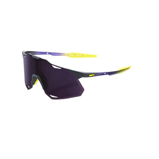 100% Hypercraft XS Sport Sunglasses (Dark Purple/Matte Metallic Digital Brights)