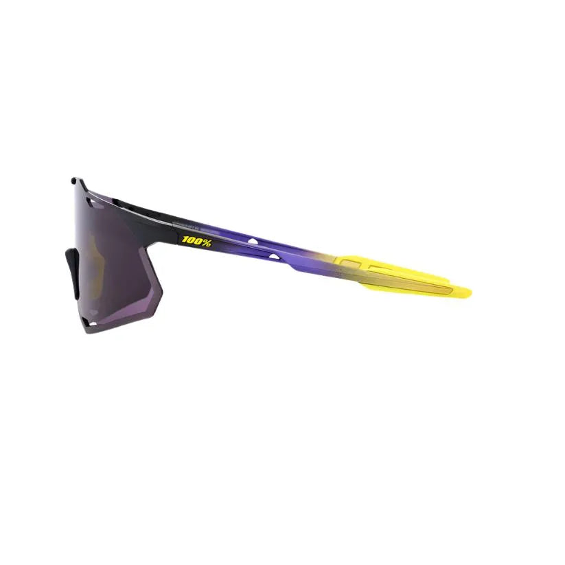 100% Hypercraft XS Sport Sunglasses (Dark Purple/Matte Metallic Digital Brights)