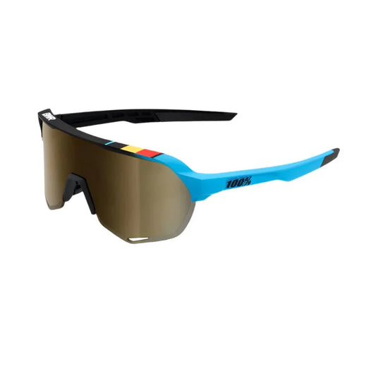 100% S2 Sport Sunglasses (Soft Gold/BWR Black)