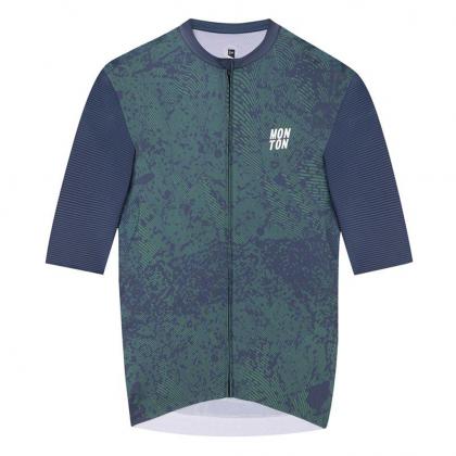 Monton Topography Jersey-Forest Blue