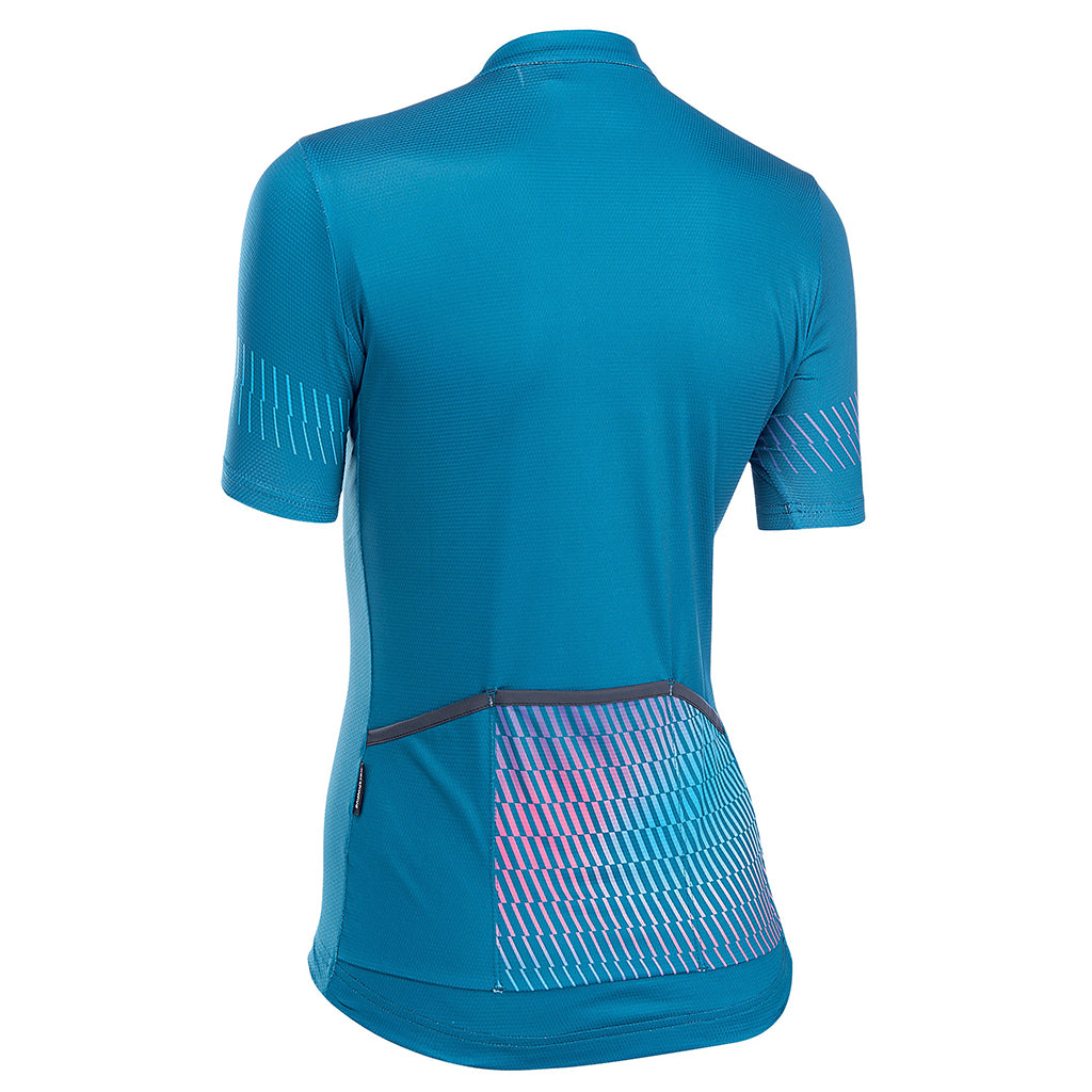 Northwave Wmn Origin Jersey-Blue/Iridescent
