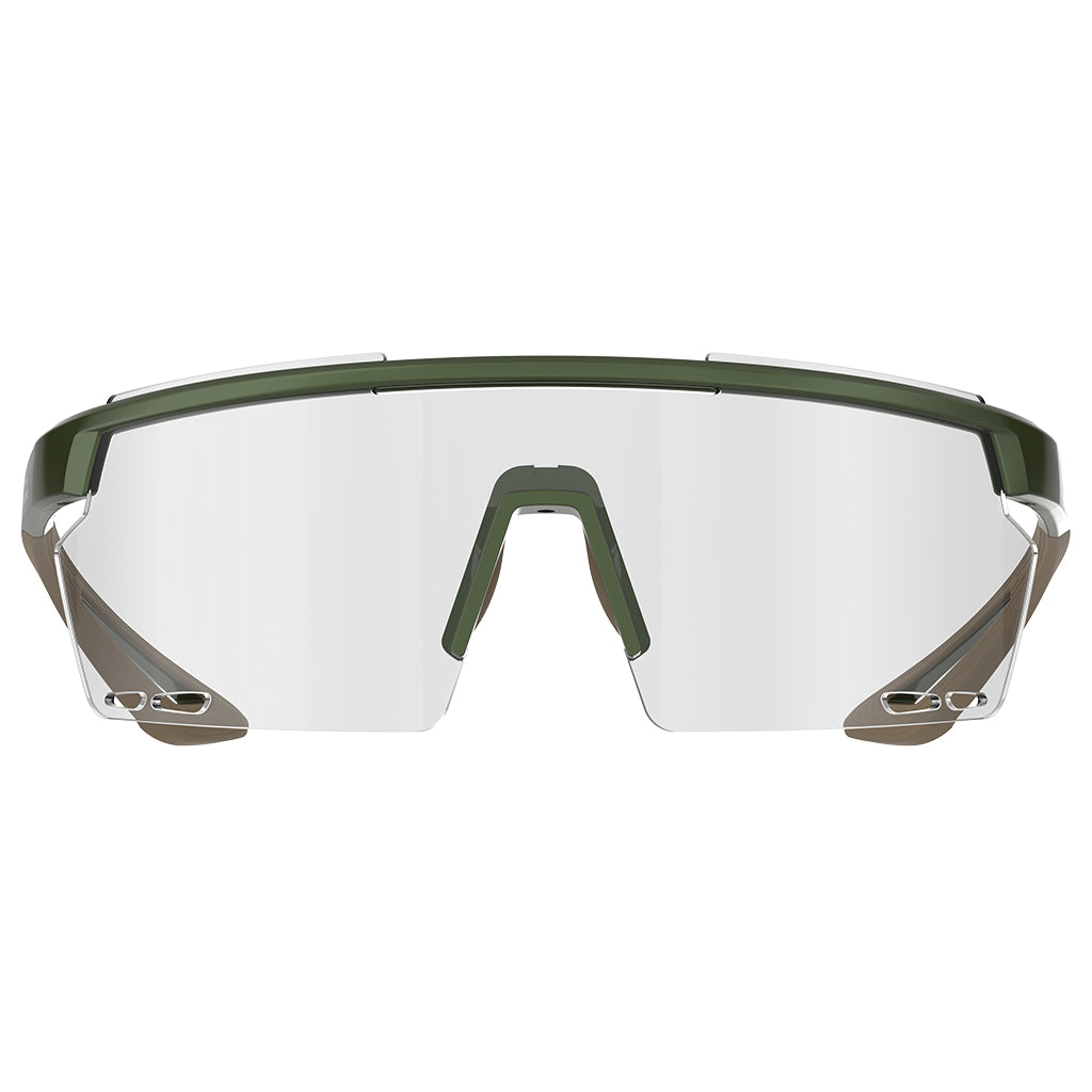 Magicshine Rouler Photochromic Sports Sunglasses-Green/Brown