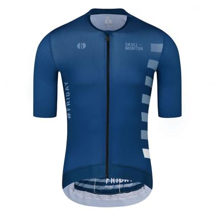 Skull Monton Friday II Jersey-Blue/Grey