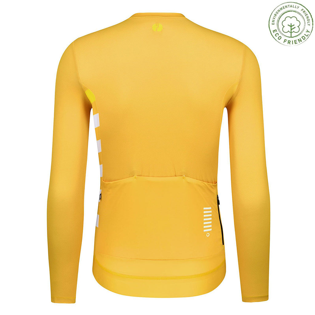 Skull Monton Monday Long Sleeve Jersey-Yellow