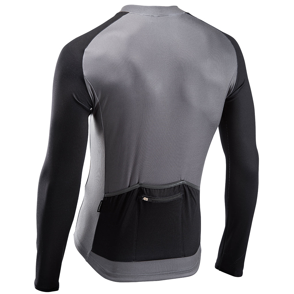 Northwave Blade 4 Long Sleeve Jersey-Dark Grey/Yellow Fluo