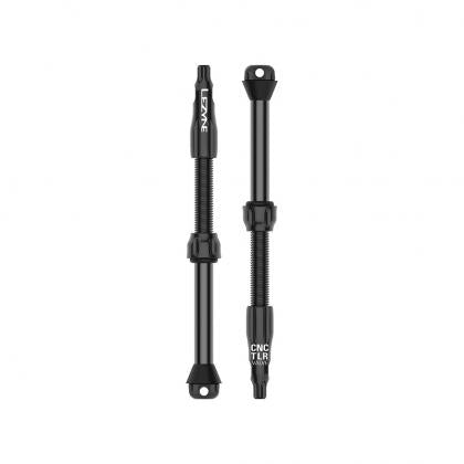 Lezyne CNC TLR Tubeless Valve Pro-Black (80mm) (Pack Of 2)