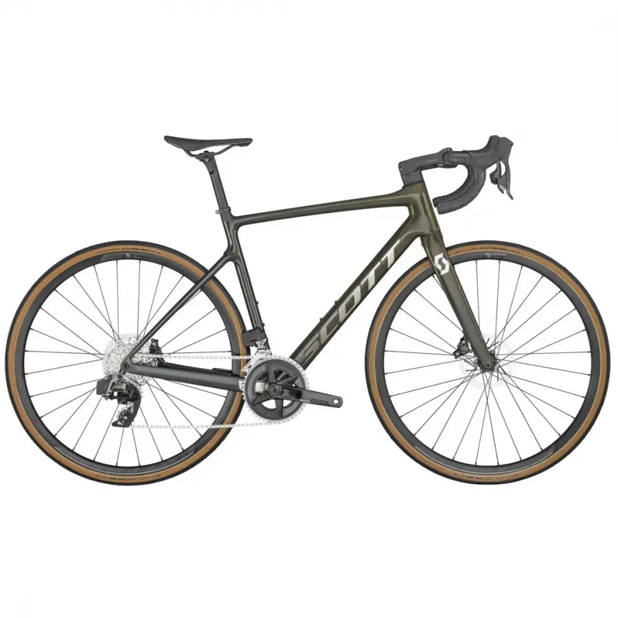 SCOTT ADDICT 10 YELLOW LIGHTWEIGHT AND ENDURANCE ROAD BIKE