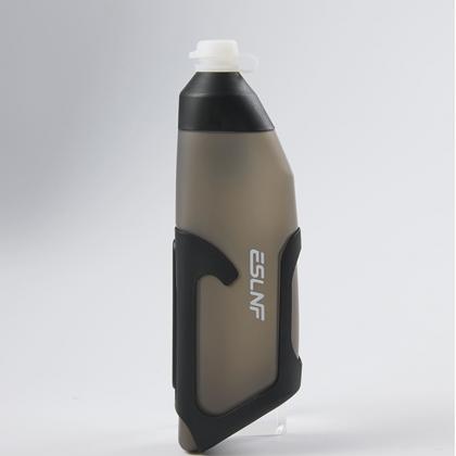 ESLNF Aero Water Bottle with Cage - 680ml - Black/Transparent