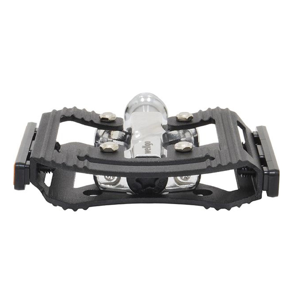 Wellgo C-306 CNC Aluminium Flat Pedal-Black/Silver